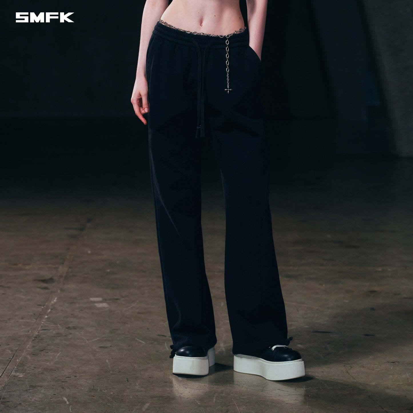 VINTAGE MUSE STRT SPORTS PANTS/COTTON