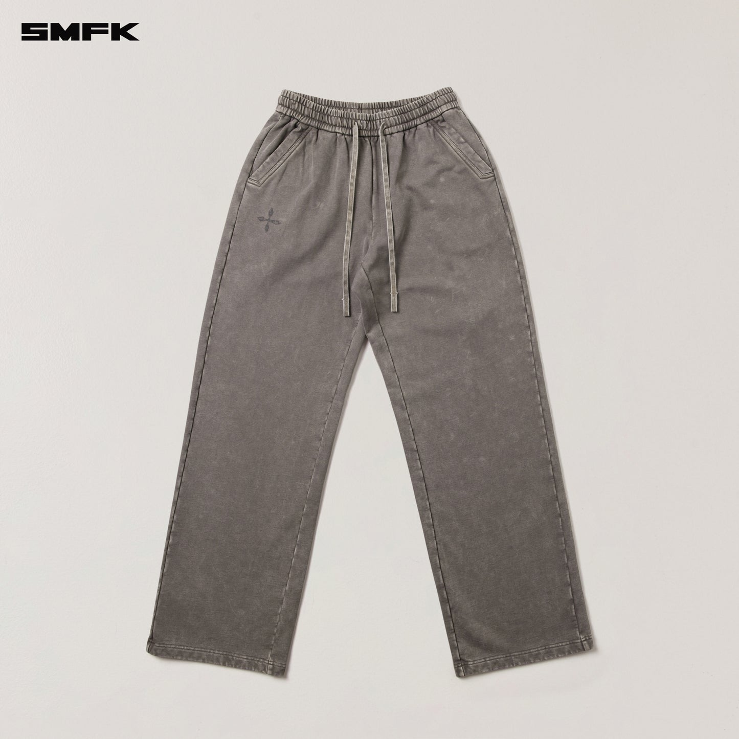 VINTAGE-SAVAGE LOOSE SPORTS PANTS/FADE DYE/ WILD BROWN