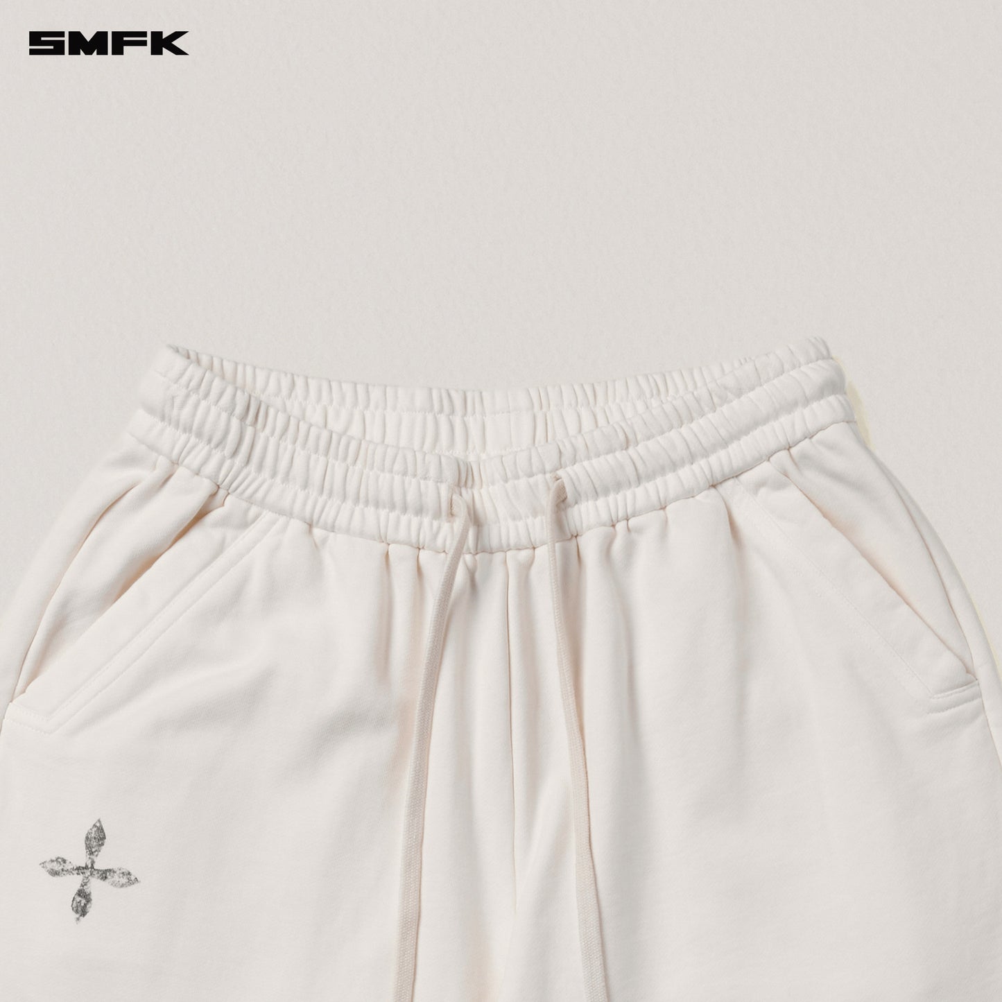 VINTAGE-SAVAGE LOOSE SPORTS PANTS/FADE DYE/ SNOW MOUNTAIN WHITE