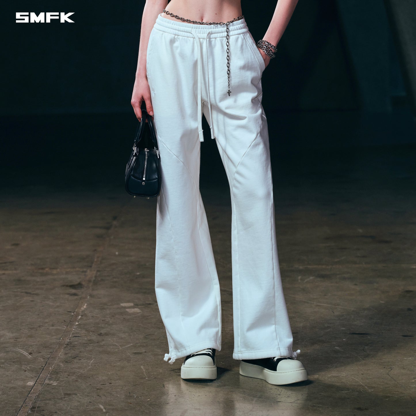 VINTAGE MUSE STRT SPORTS PANTS/COTTON