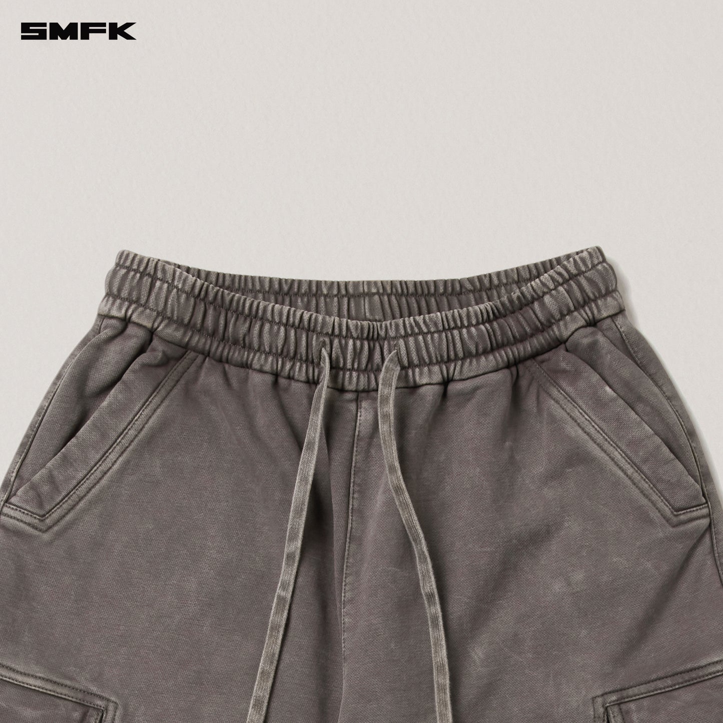 VINTAGE-SAFARI LOOSE SPORTS PANTS/FADE DYE/ WILD BROWN