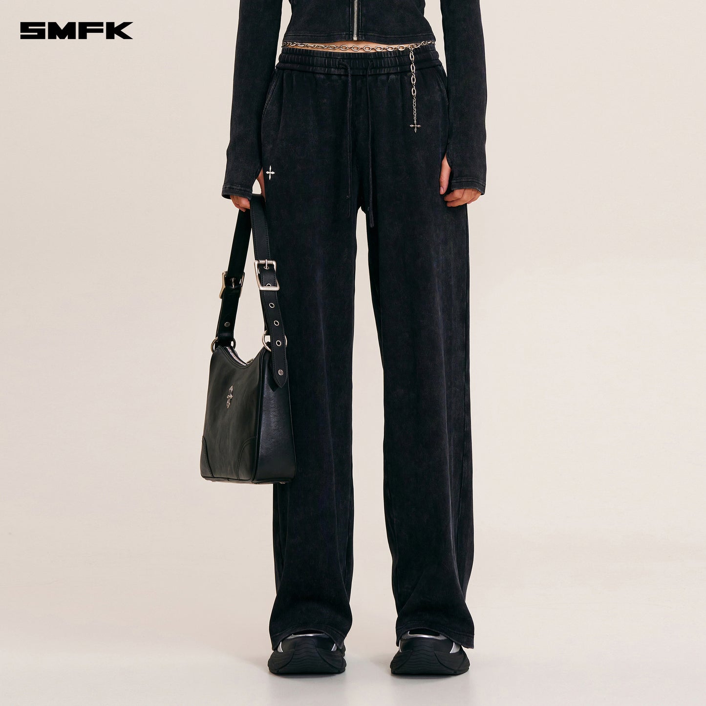 VINTAGE-SAVAGESTRAIGHTSPORTSPANTS/FADEDYE/ WILD BLACK