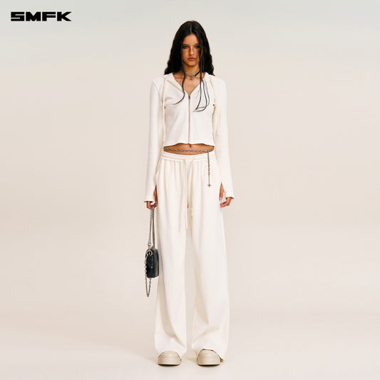VINTAGE-SAVAGE STRAIGHT SPORTS PANTS/FADE DYE/ SNOW MOUNTAIN WHITE