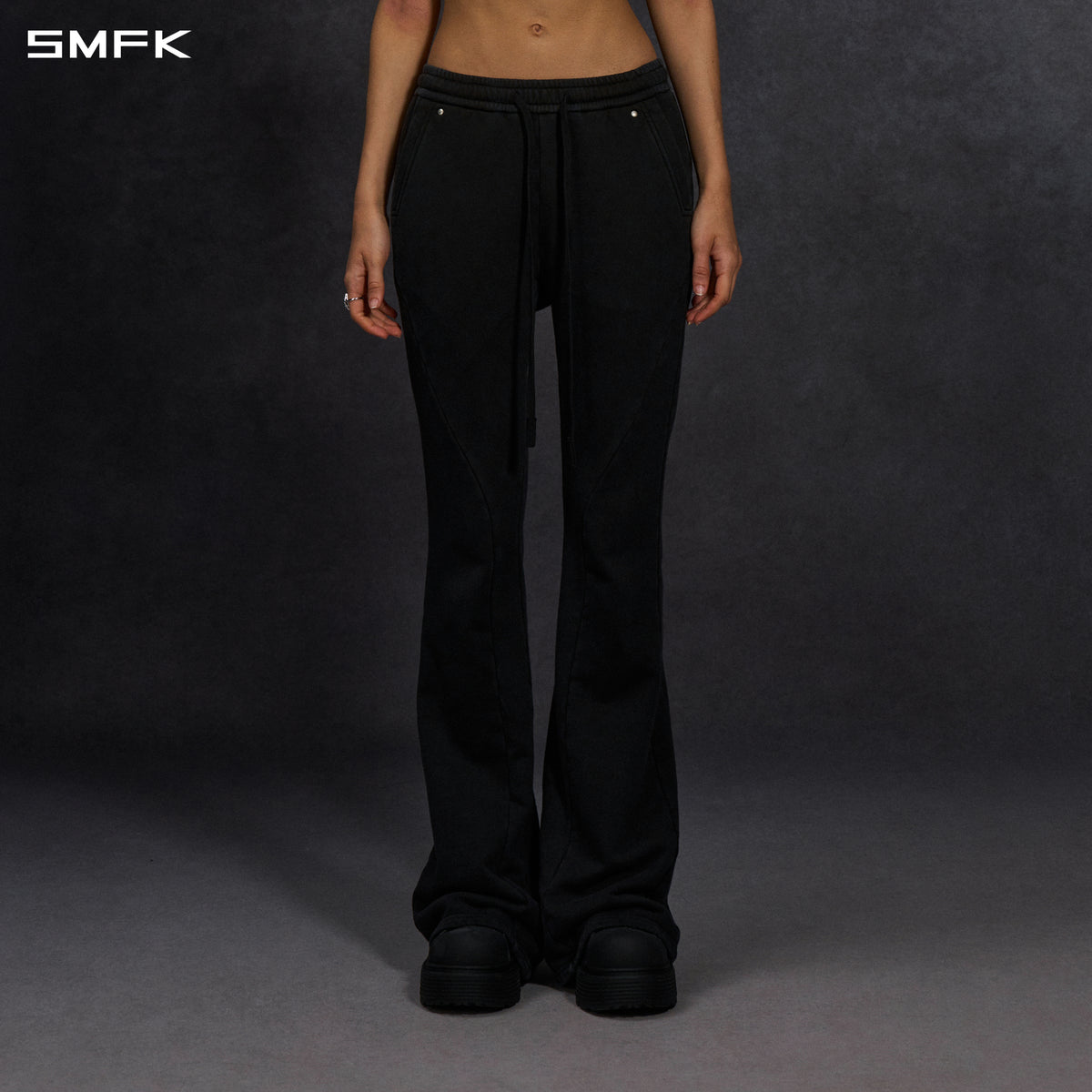 MYTH AEOLUS MUTATION FLARE PANTS/COLD DYE/W