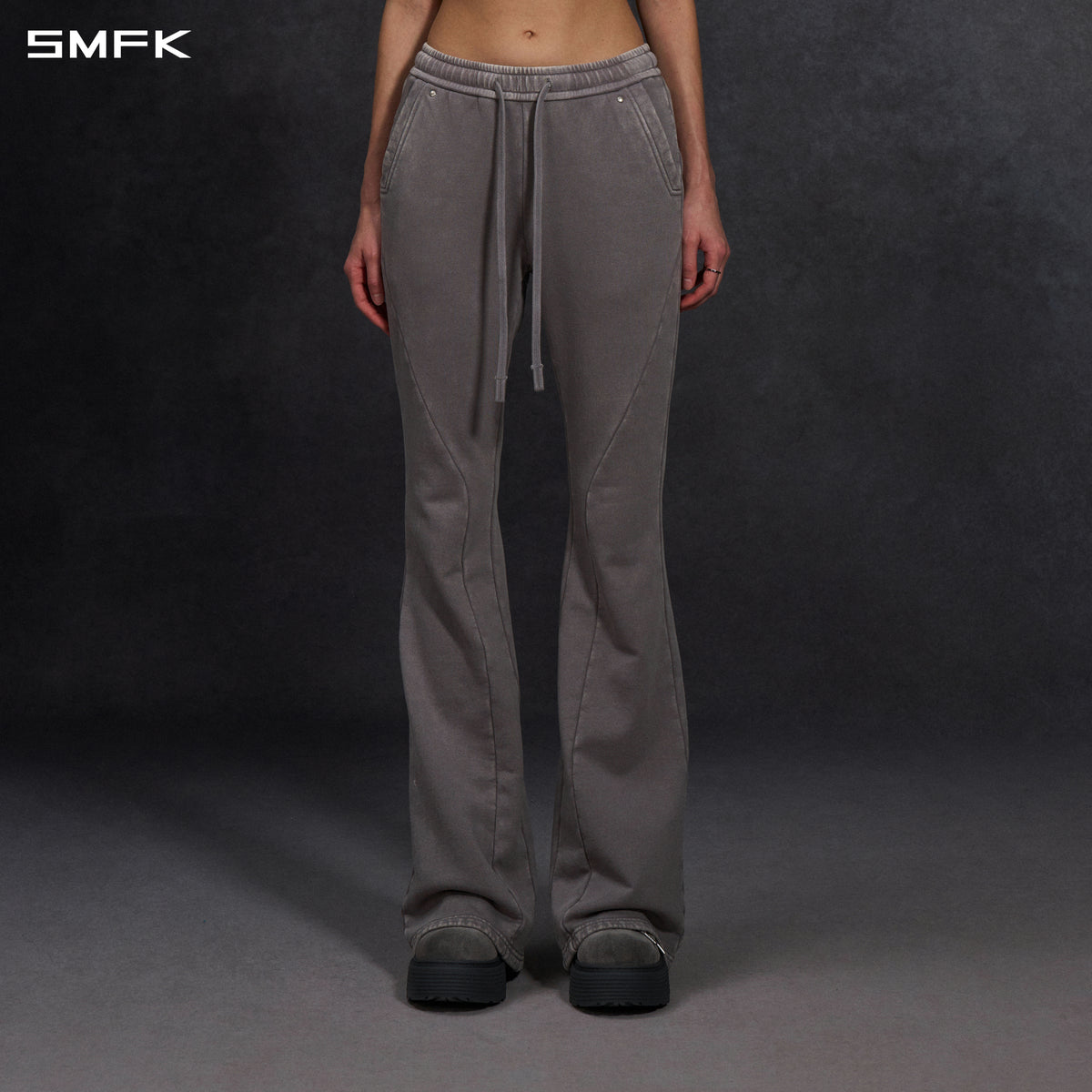 MYTH AEOLUS MUTATION FLARE PANTS/COLD DYE/W