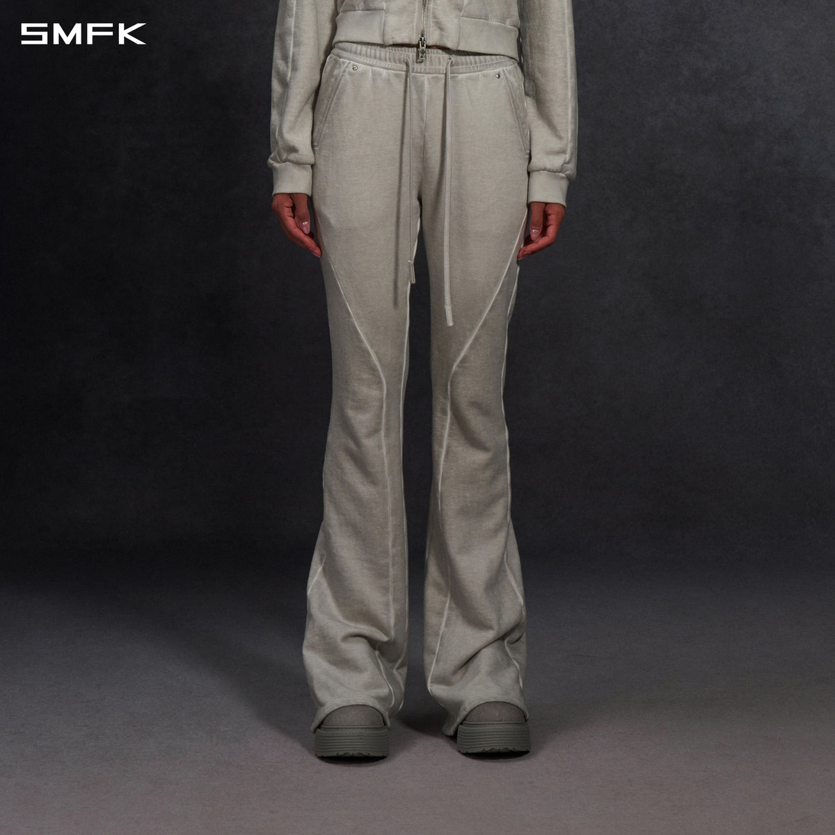 MYTH AEOLUS MUTATION FLARE PANTS/COLD DYE/W
