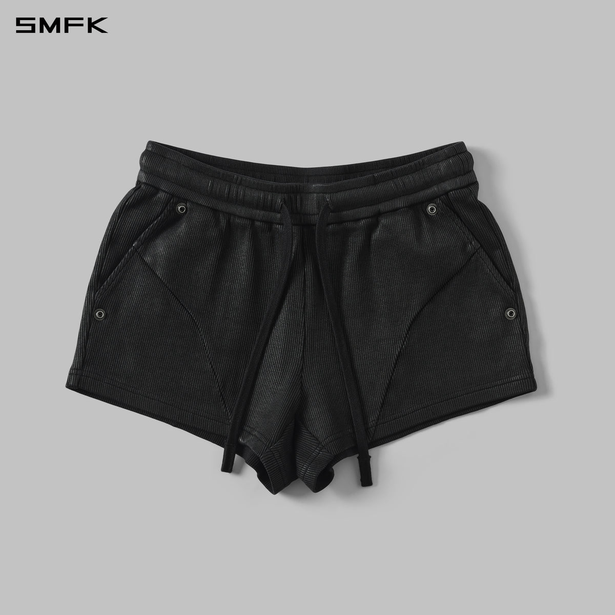 MYTH AEOLUS EVOLUTION COLD DYE RIB KNIT SHORTS/COLD DYE+WAX/W