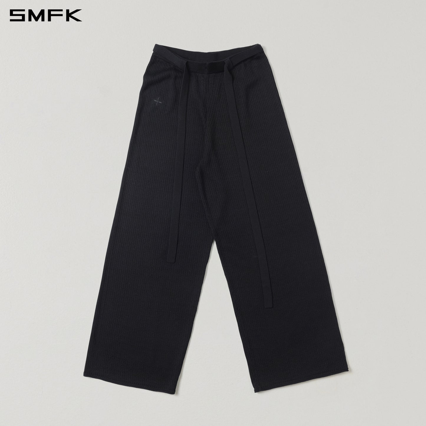 MYTH SEER STRT KNIT PANTS/TENCEL+SILK