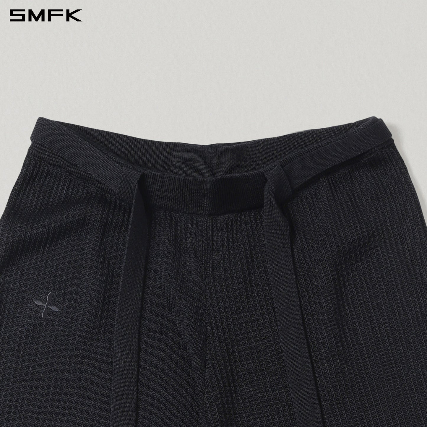 MYTH SEER STRT KNIT PANTS/TENCEL+SILK