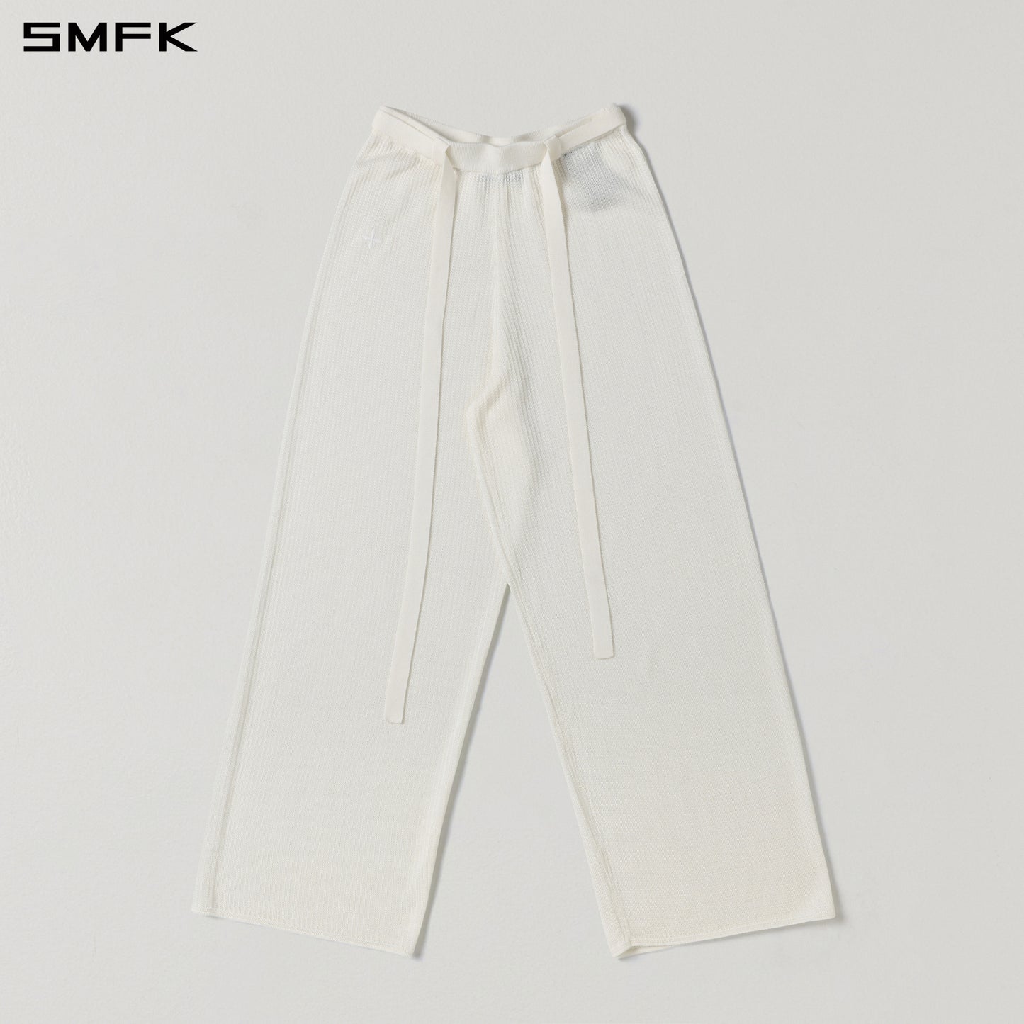 MYTH SEER STRT KNIT PANTS/TENCEL+SILK