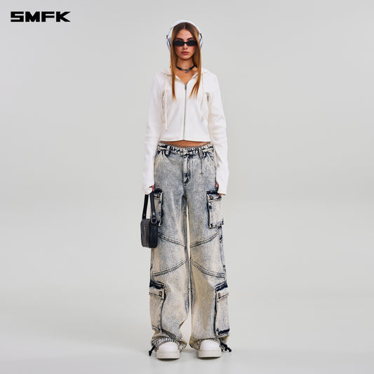 COMPASS RETRO TOWER CARGO PANTS/ WHITE SNOWFLAKE