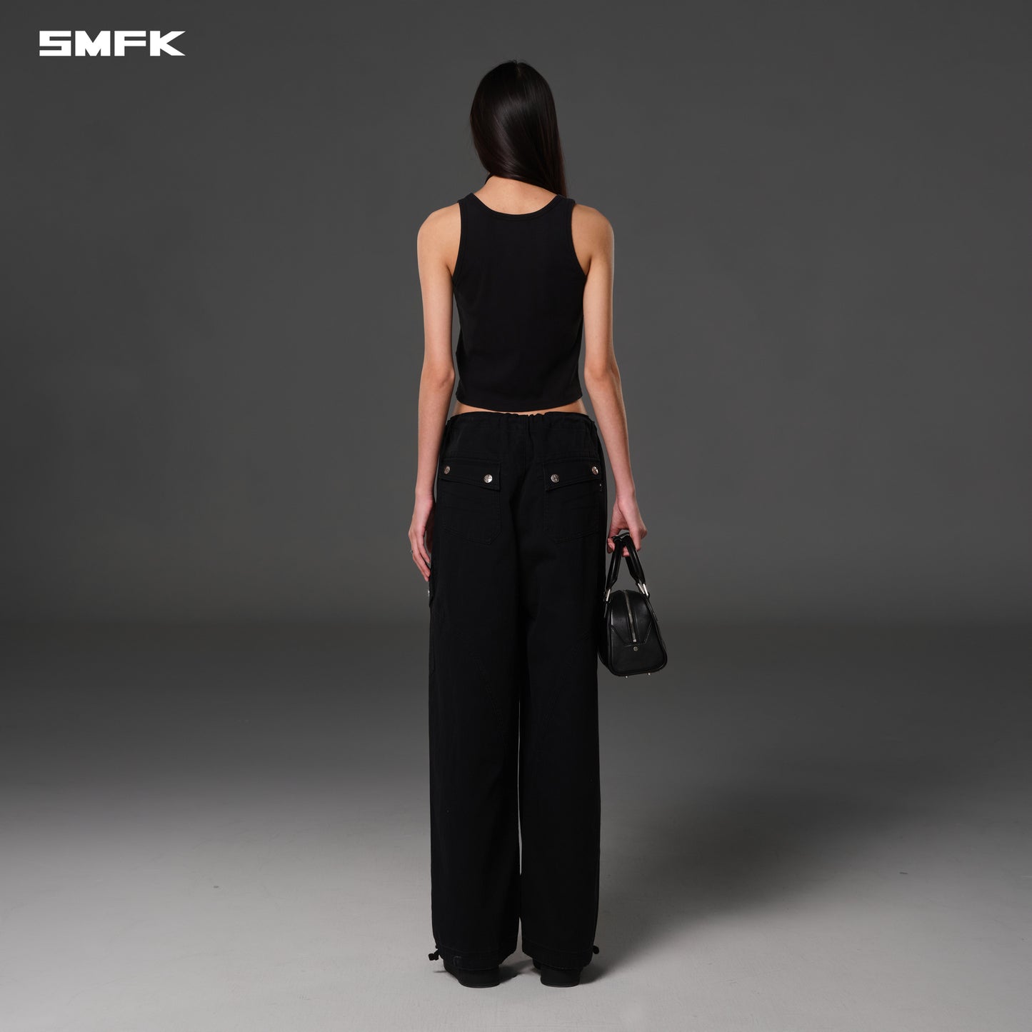 MIRAGE RETRO PARA PANTS/COTTON - WILD BLACK