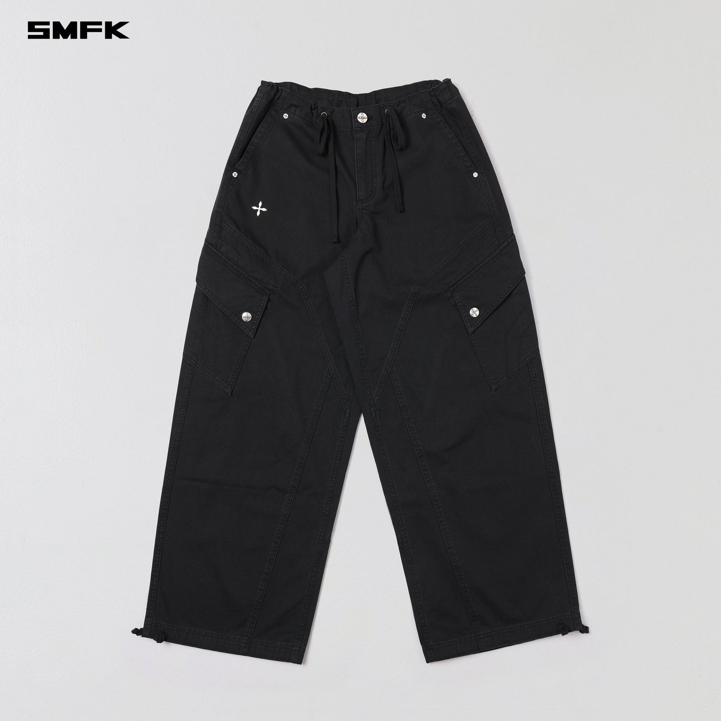 MIRAGE RETRO PARA PANTS/COTTON - WILD BLACK