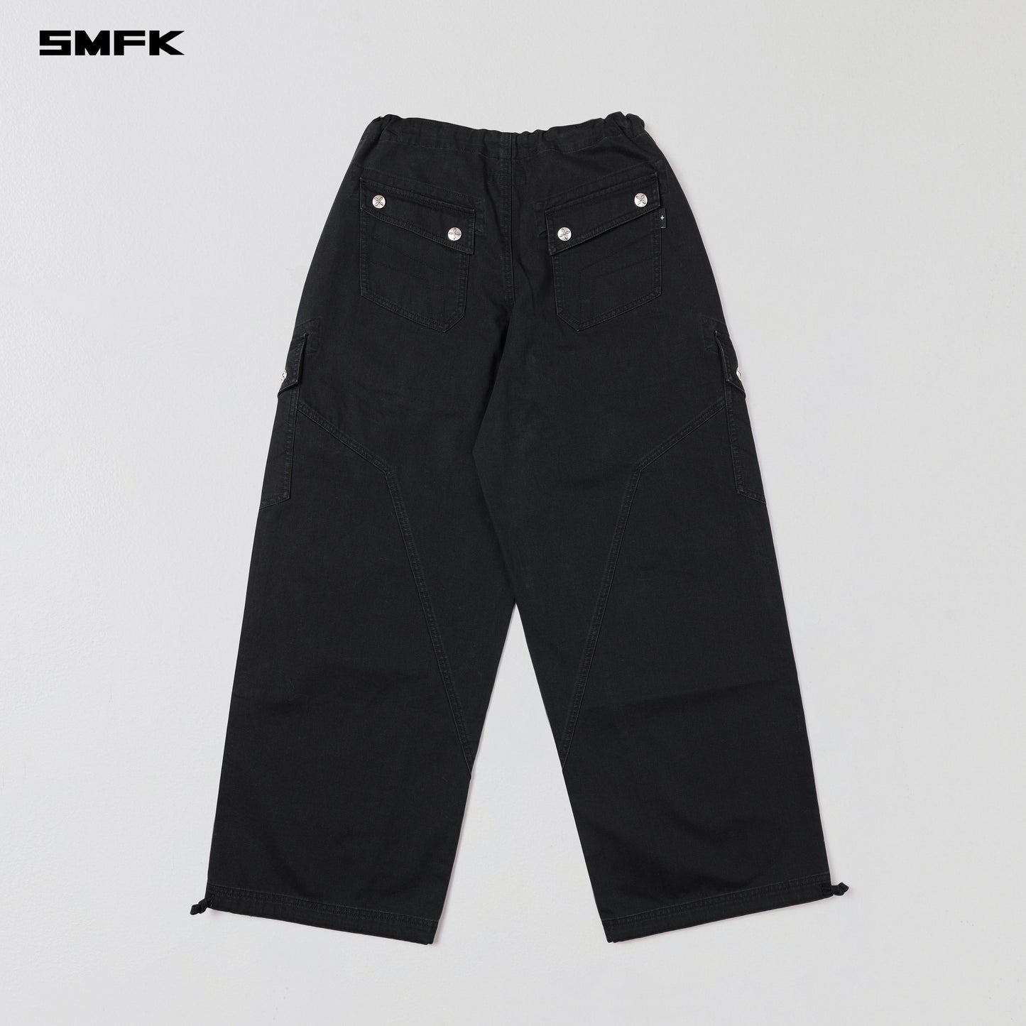 MIRAGE RETRO PARA PANTS/COTTON - WILD BLACK