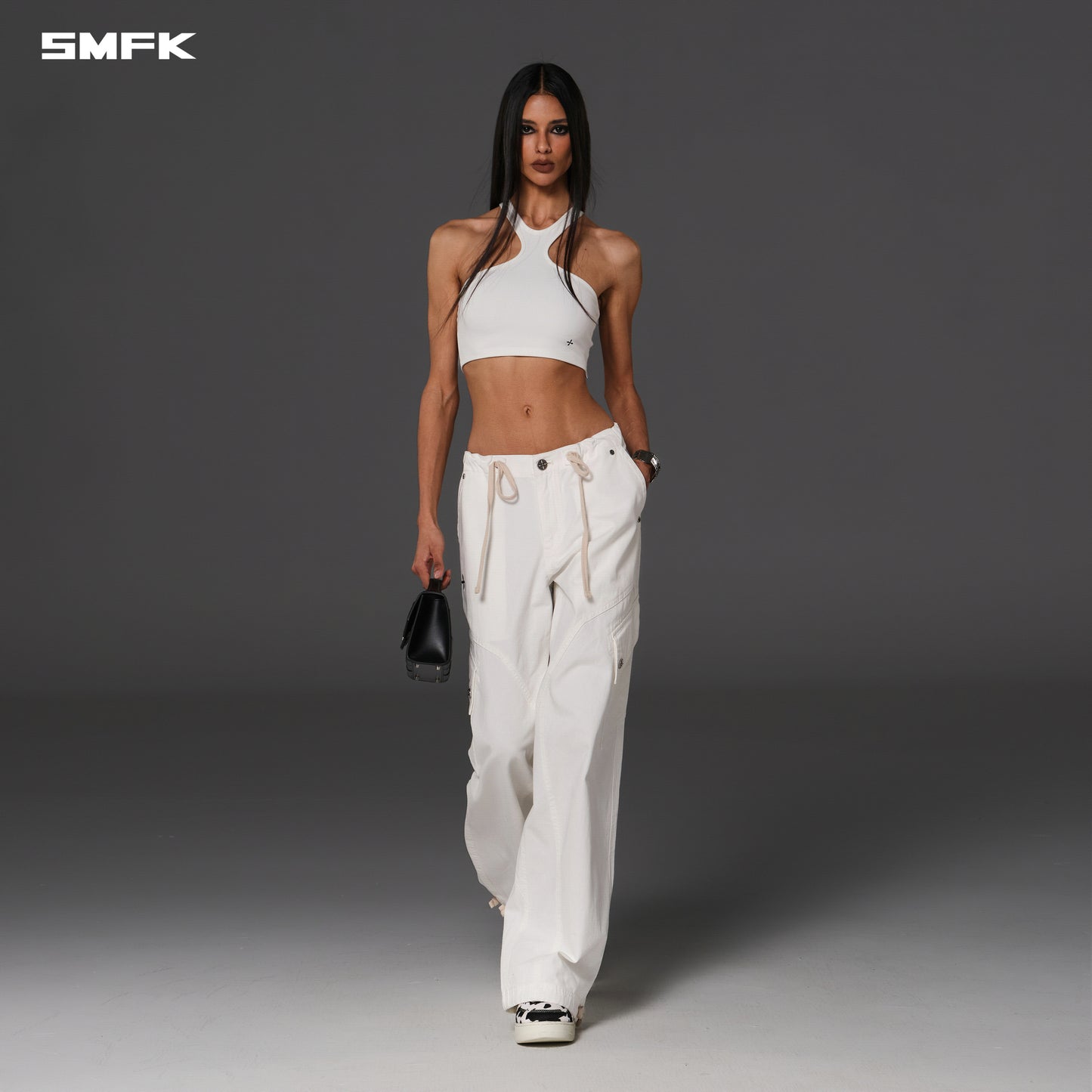 MIRAGE RETRO PARA PANTS/COTTON - CLOUD WHITE