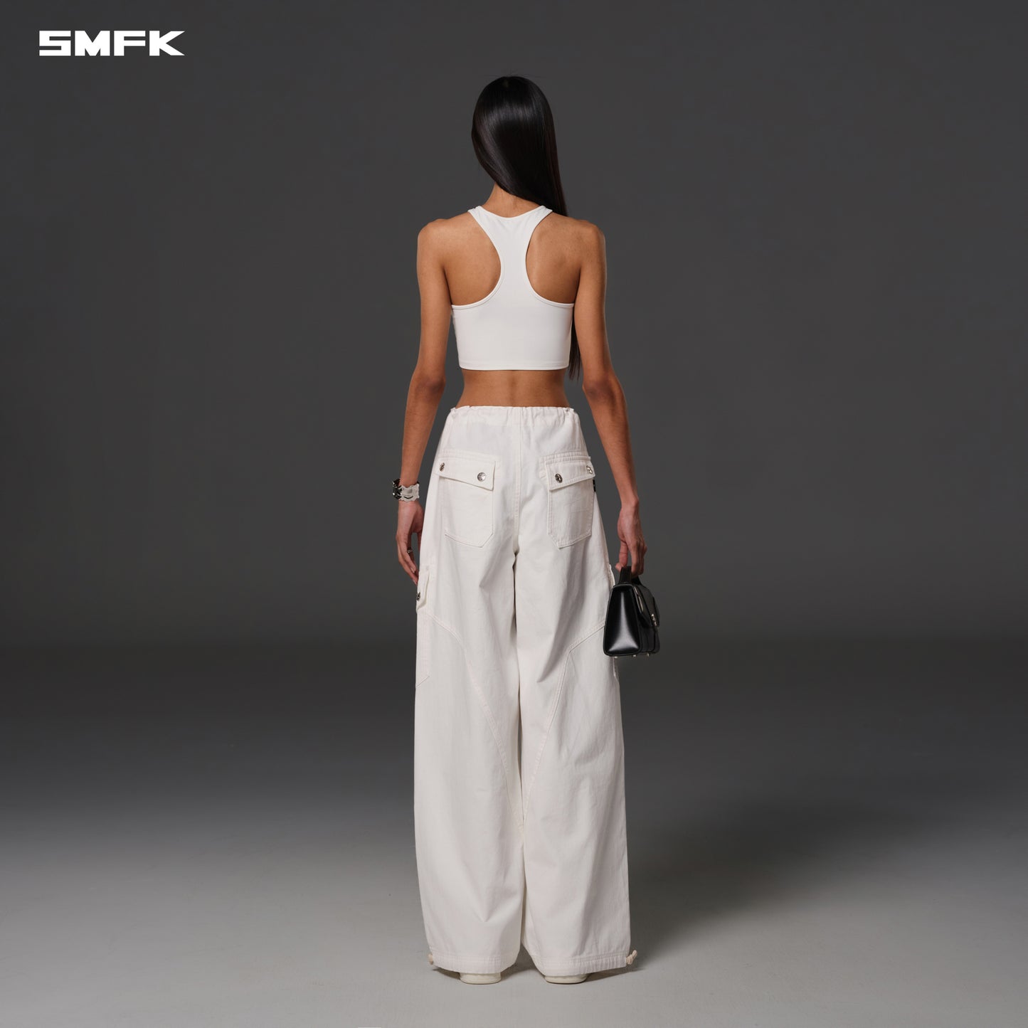 MIRAGE RETRO PARA PANTS/COTTON - CLOUD WHITE