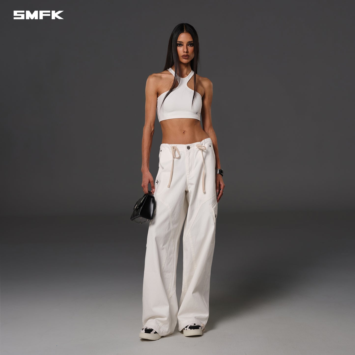 MIRAGE RETRO PARA PANTS/COTTON - CLOUD WHITE