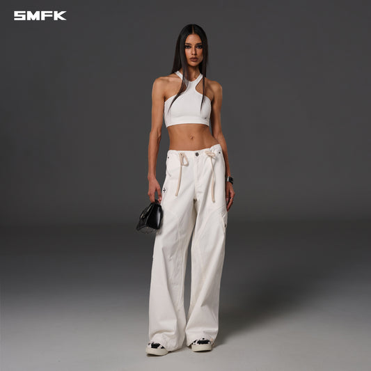 MIRAGE RETRO PARA PANTS/COTTON - CLOUD WHITE