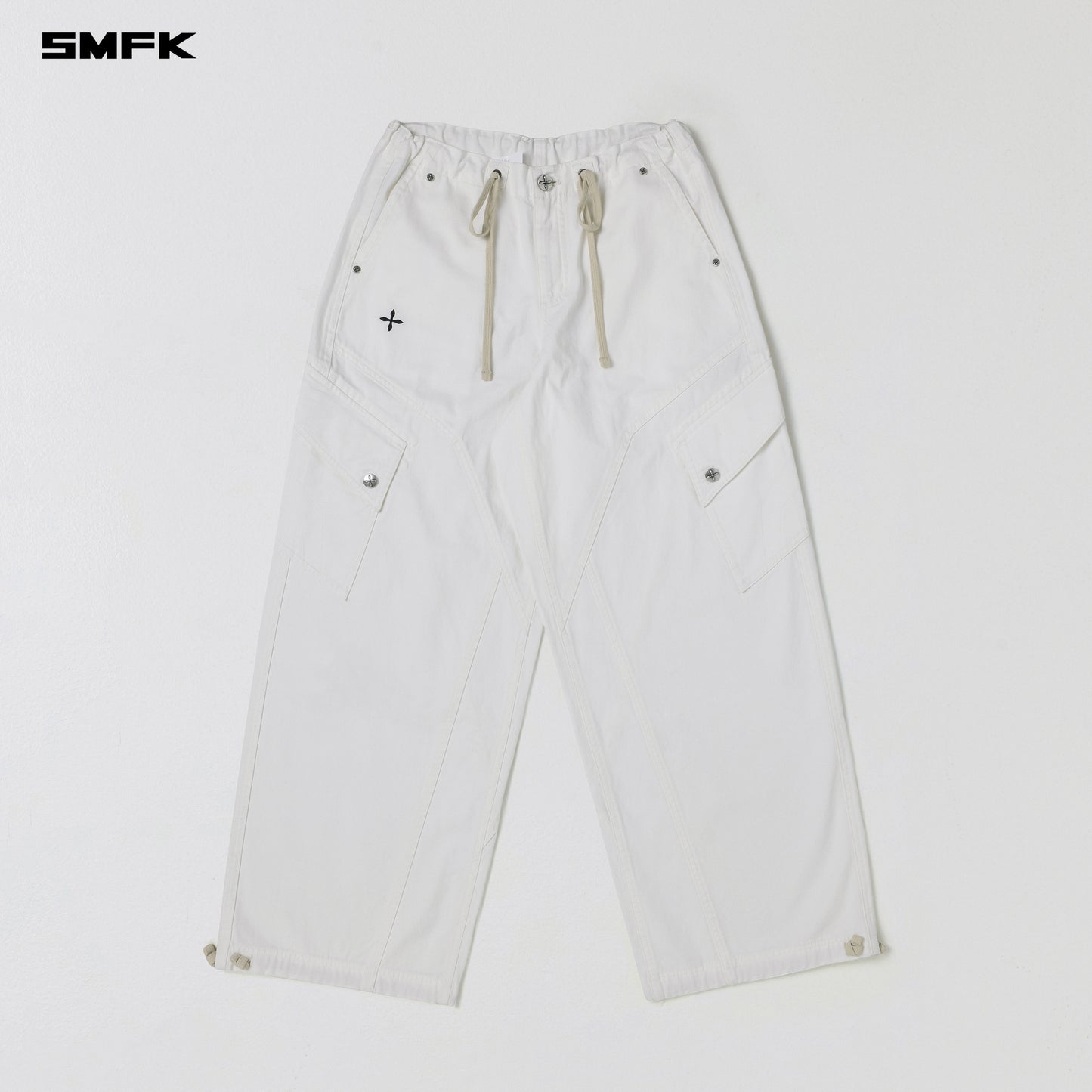 MIRAGE RETRO PARA PANTS/COTTON - CLOUD WHITE