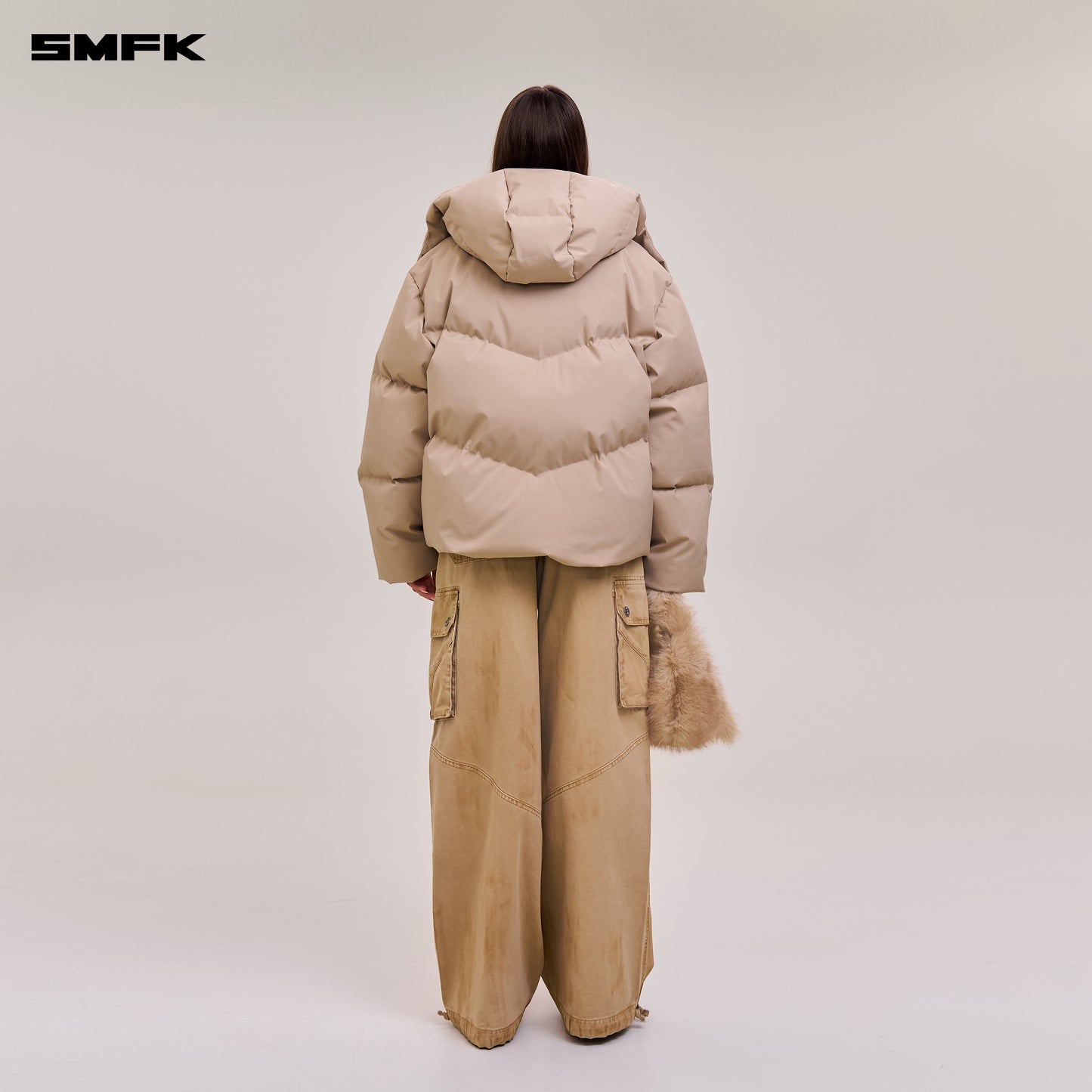 RAGE-WILD ORIGIN HANDCRAFT LOOSE PARA PANTS/GARMENT DYED/ SAND