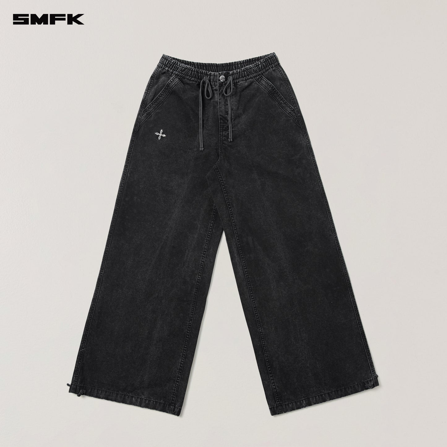 RAGE WILD ORIGIN HANDCRAFT TOWER SPORTS CARGO PANTS/GARMENT DYED/ WILD BLACK