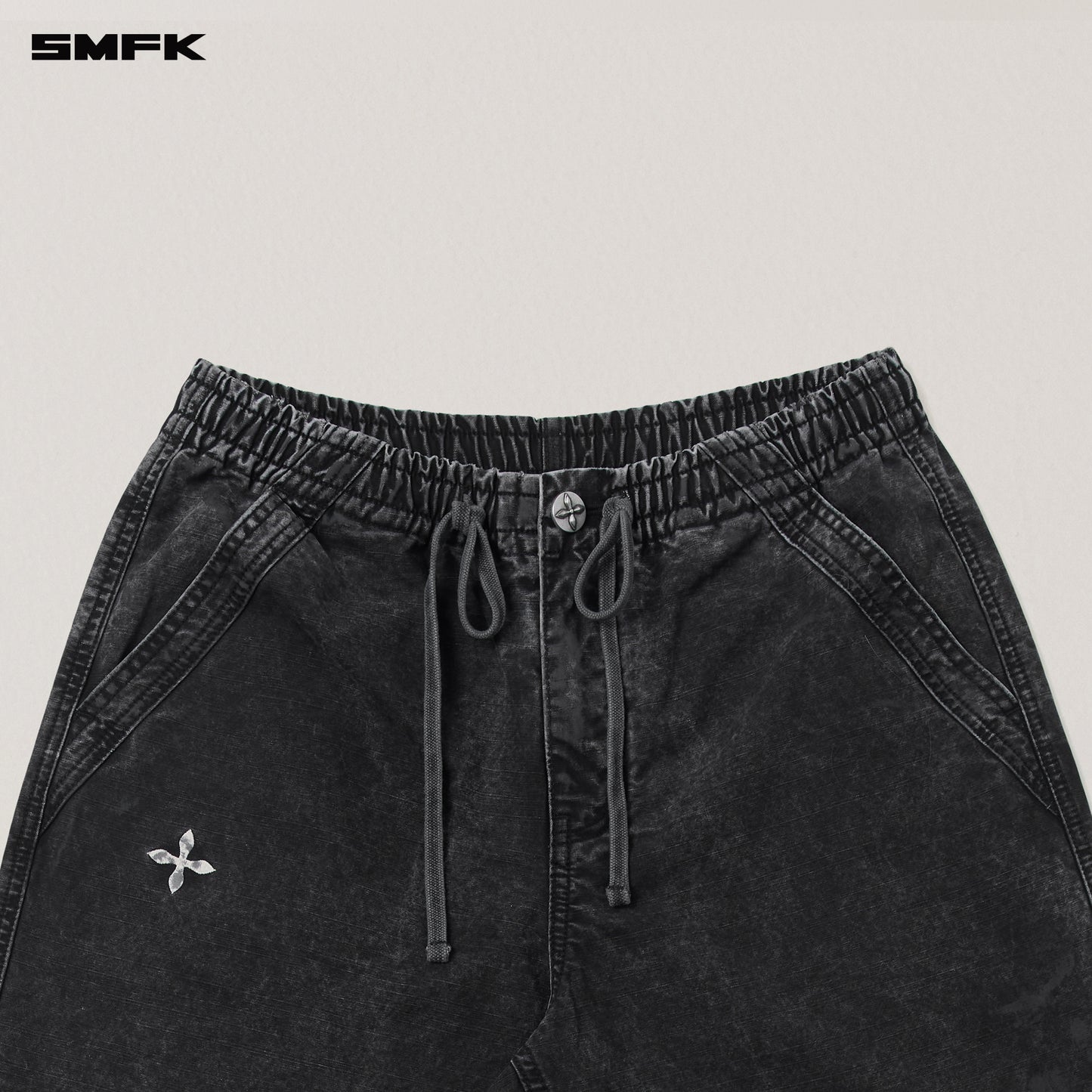 RAGE WILD ORIGIN HANDCRAFT TOWER SPORTS CARGO PANTS/GARMENT DYED/ WILD BLACK