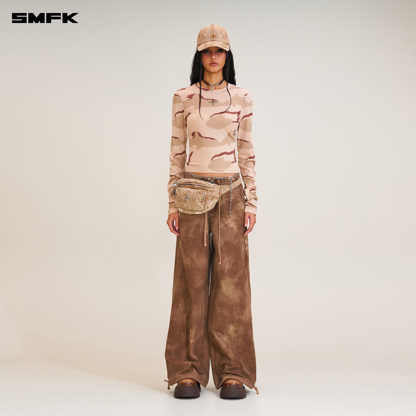 RAGE WILD ORIGIN HANDCRAFT TOWER SPORTS CARGO PANTS/ WILD HORSE BROWN