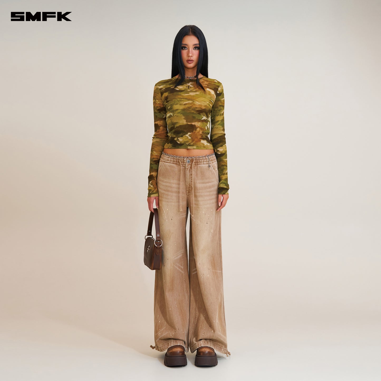 RAGE WILD ORIGIN HANDCRAFT TOWER SPORTS CARGO PANTS / WILD COWBOY BROWN
