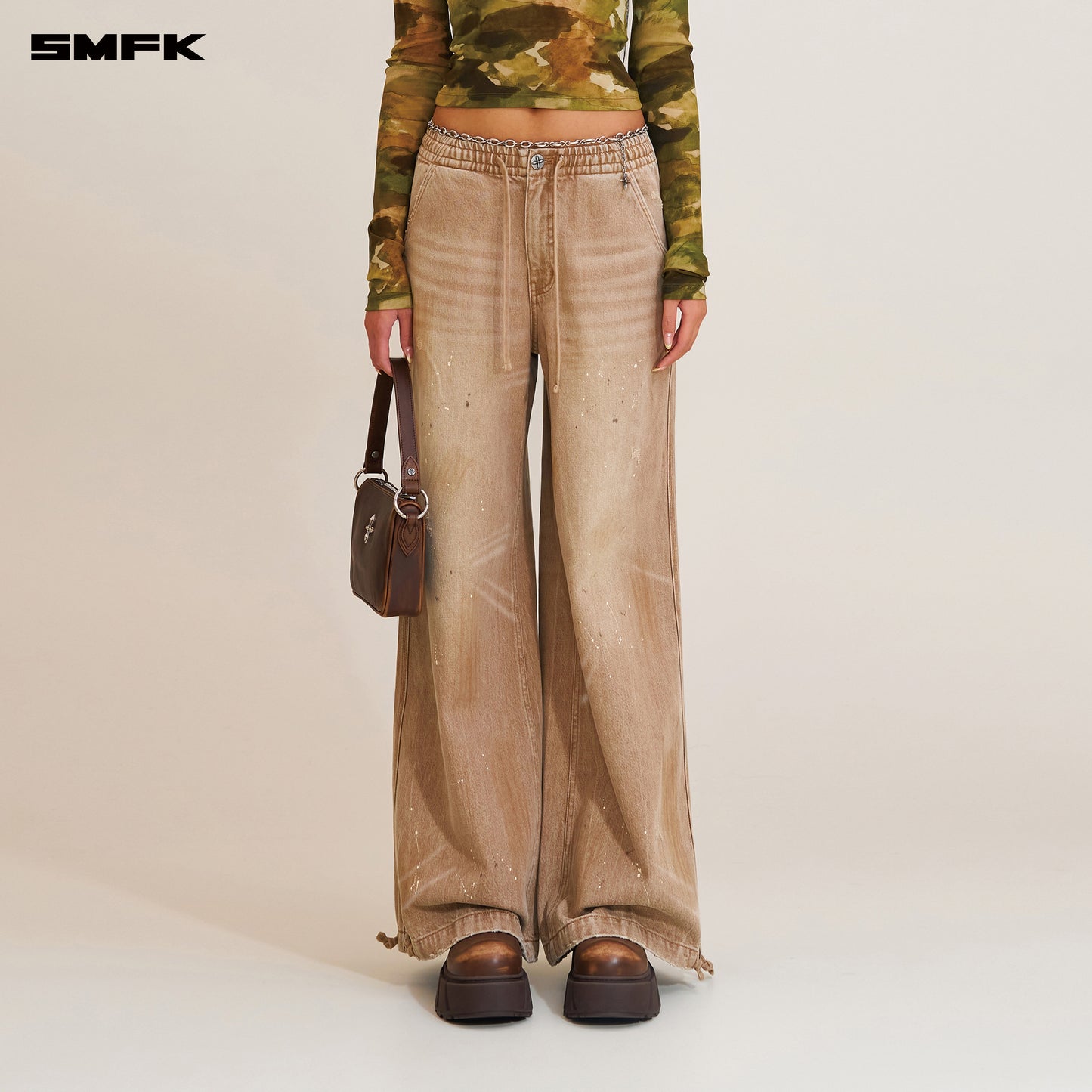 RAGE WILD ORIGIN HANDCRAFT TOWER SPORTS CARGO PANTS / WILD COWBOY BROWN