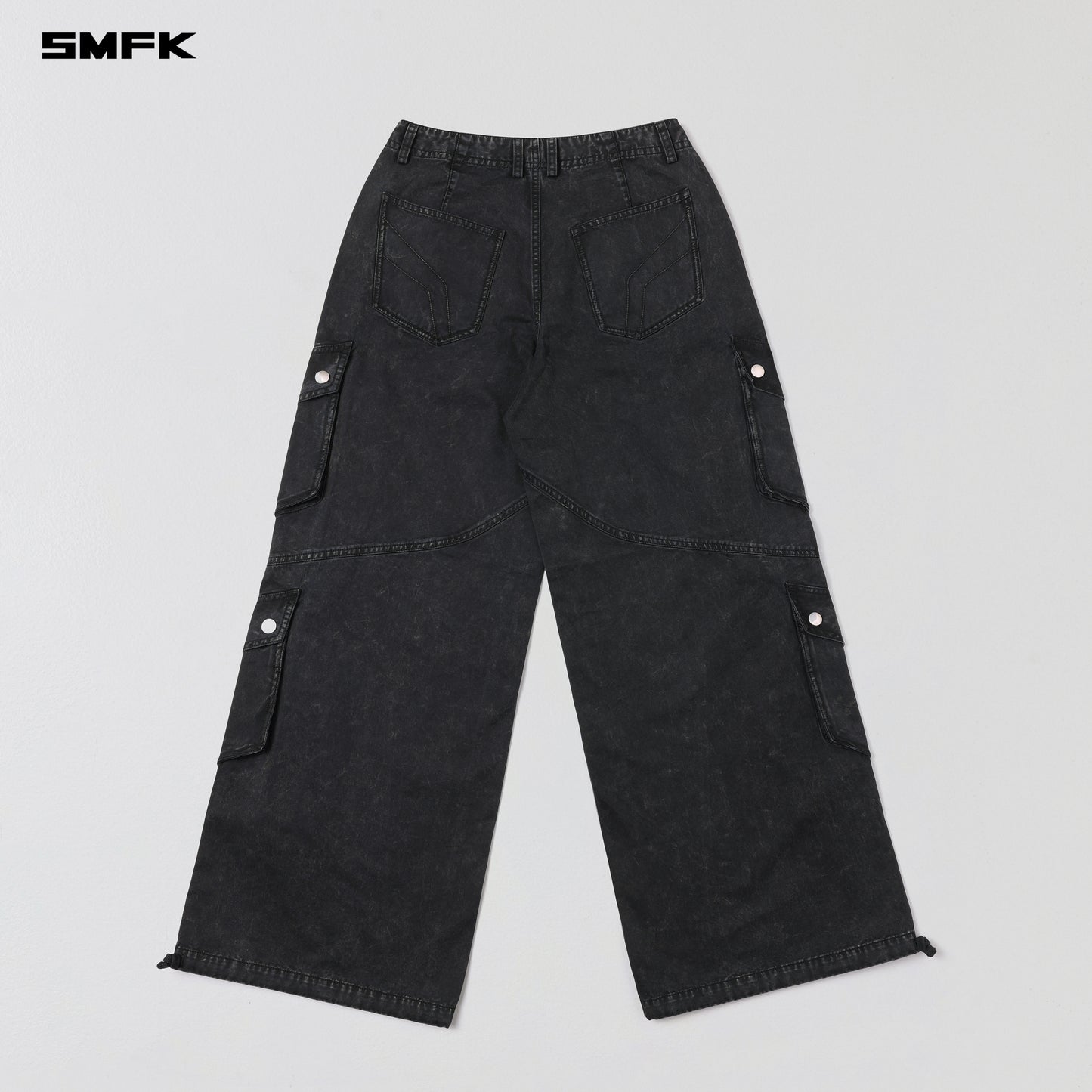 MIRAGE VANISH LOOSE CARGO /GARMENT DYE - VANISH BLACK