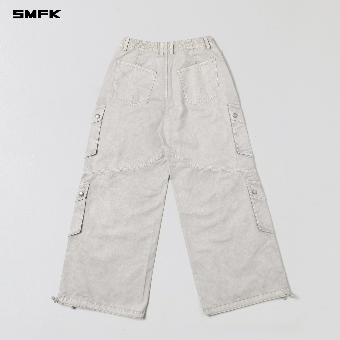 MIRAGE VANISH LOOSE CARGO /GARMENT DYE - VANISH WHITE