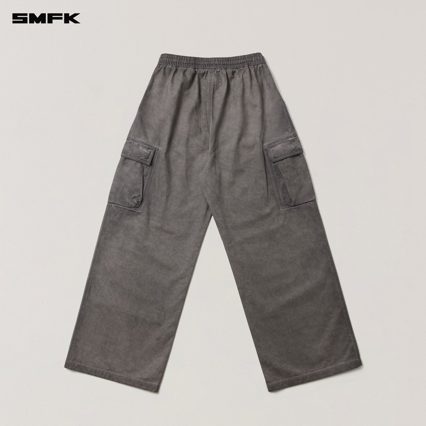 VINTAGE-STORM LOOSE SPORTS CARGO PANTS/FADE DYE/ WILD BROWN