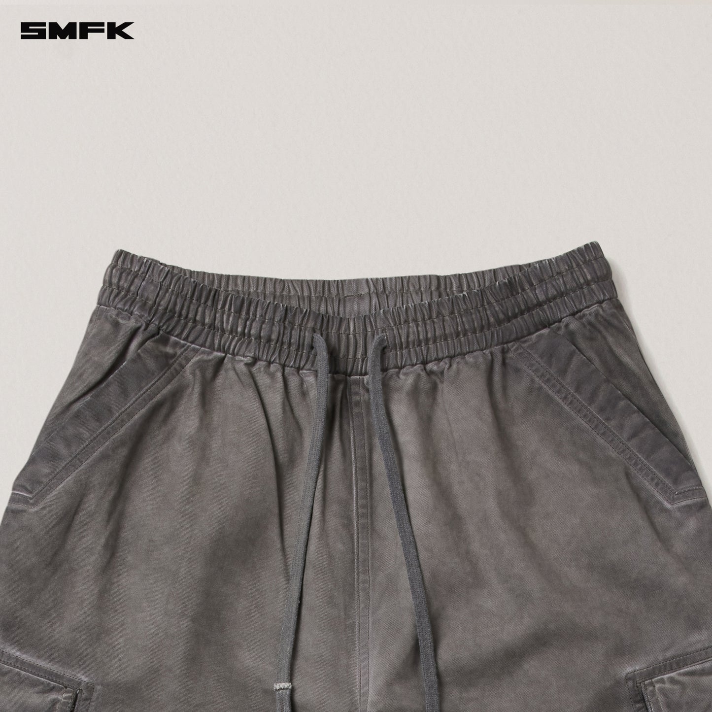 VINTAGE-STORM LOOSE SPORTS CARGO PANTS/FADE DYE/ WILD BROWN