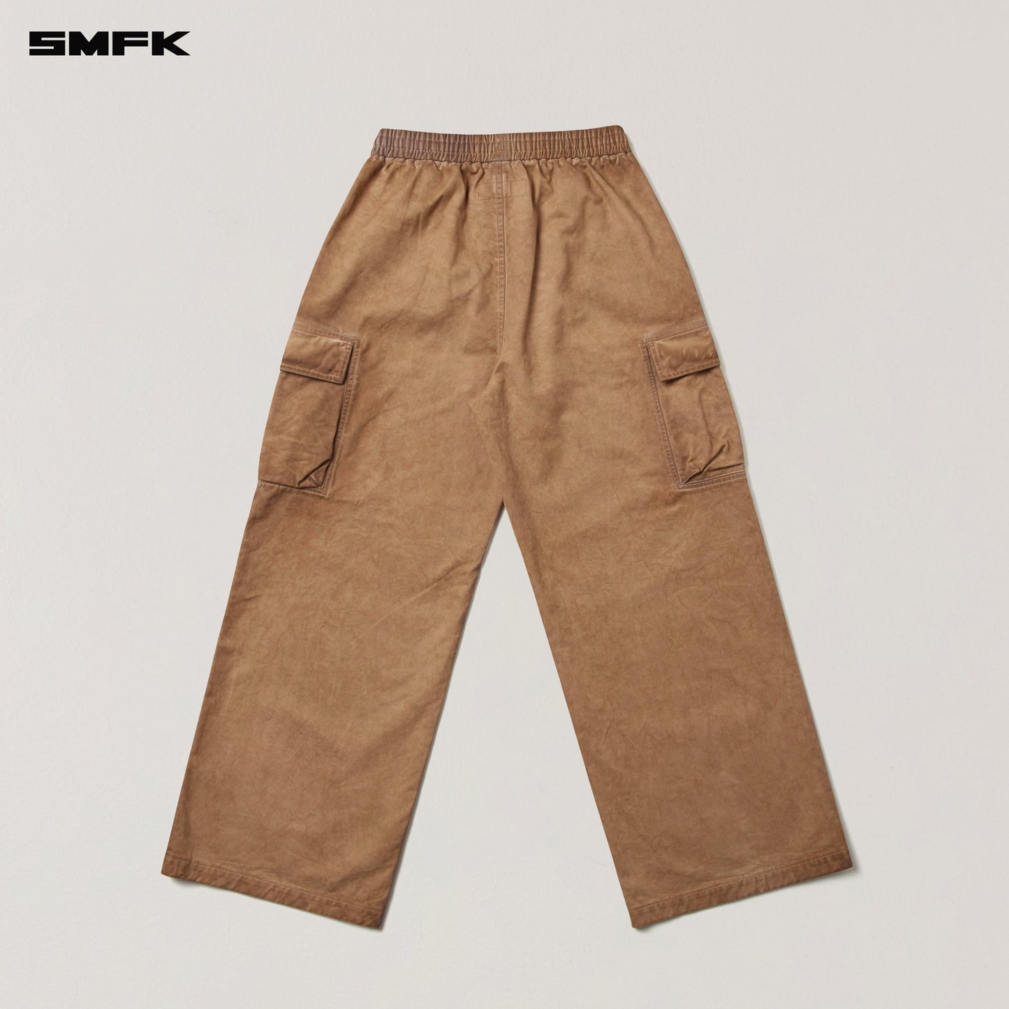 VINTAGE-STORM LOOSE SPORTS CARGO PANTS/FADE DYE/ FADING DESERT