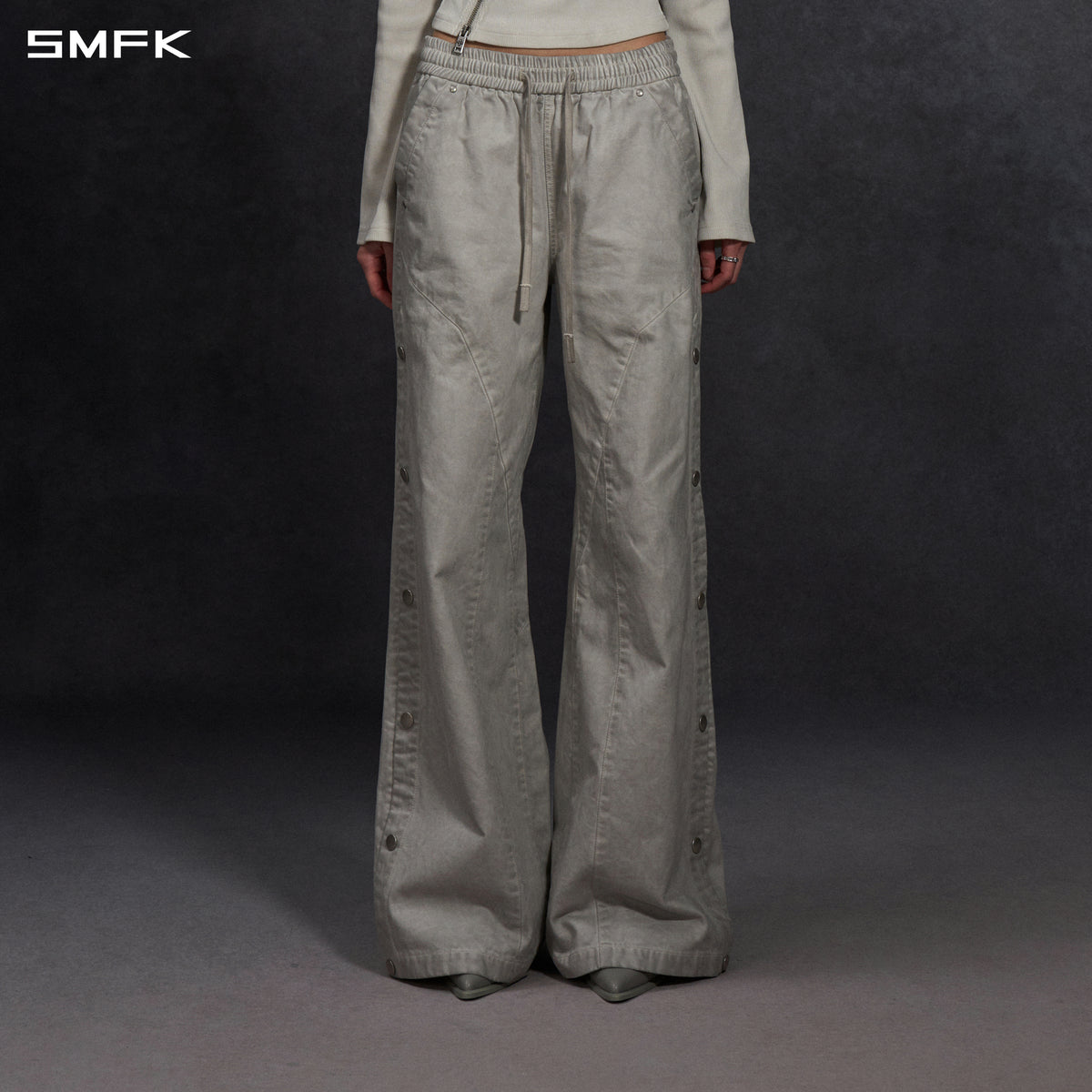MIRAGE SIREN COLD DYE LOOSE BASKETBALL CARGO PANTS/COTTON+COLD DYE/U