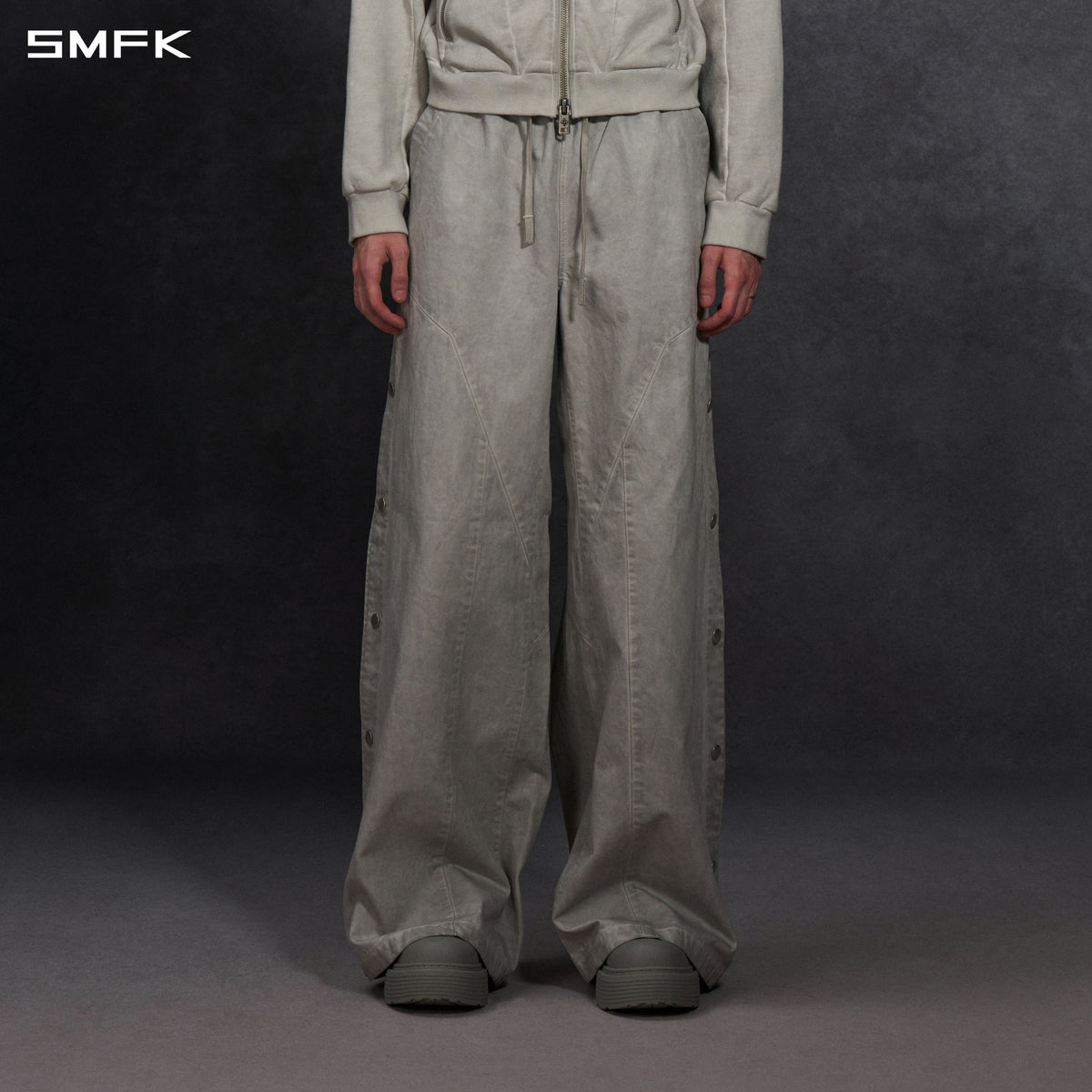 MIRAGE SIREN COLD DYE LOOSE BASKETBALL CARGO PANTS/COTTON+COLD DYE/U