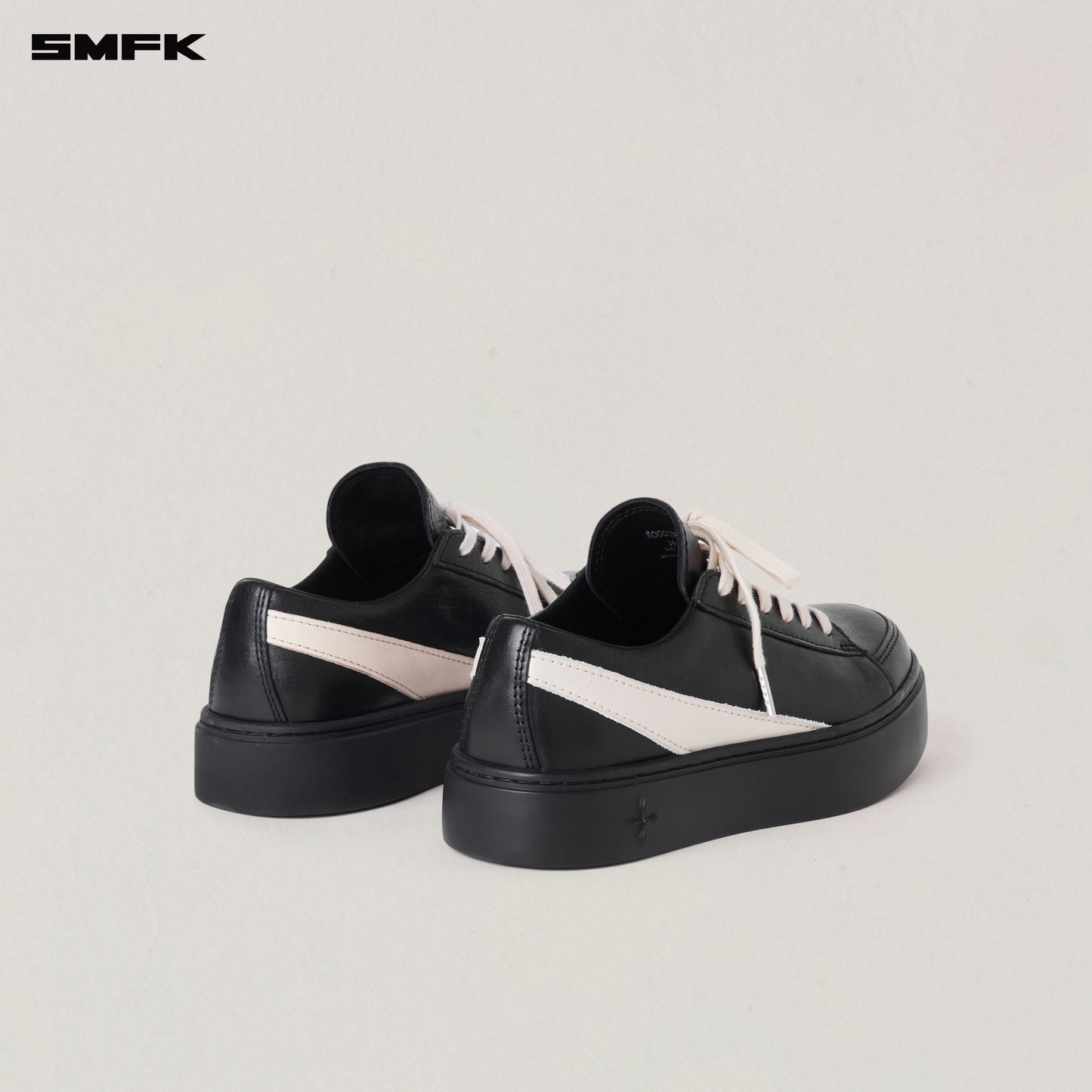 COMPASS ORIGIN LEATHER SNEAKER LOW/ WILD BLACK