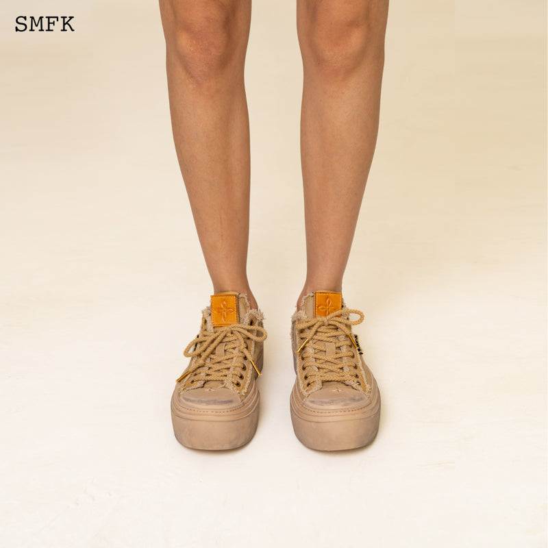 SUPER MODEL WHEAT SKATER SHOES