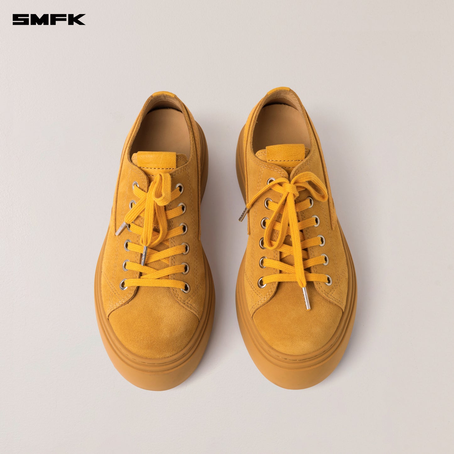 COMPASS METEOR SUEDE LEATHER SNEAKER_Ginger