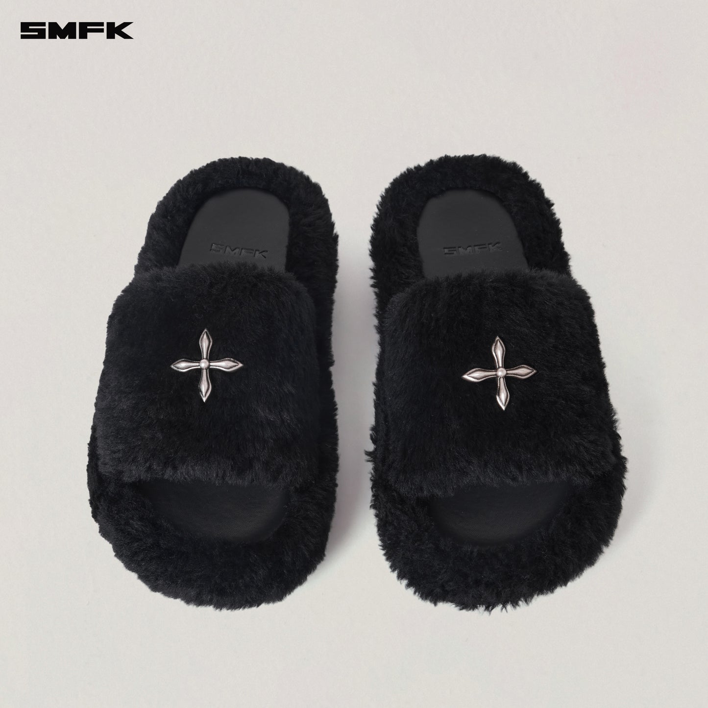 COMPASS MODE UNITY SHEARLING SLIPPER/ WILD BLACK
