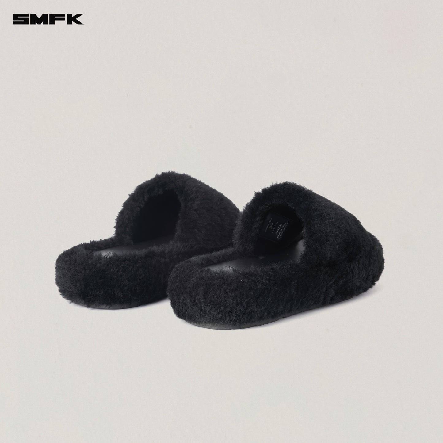 COMPASS MODE UNITY SHEARLING SLIPPER/ WILD BLACK
