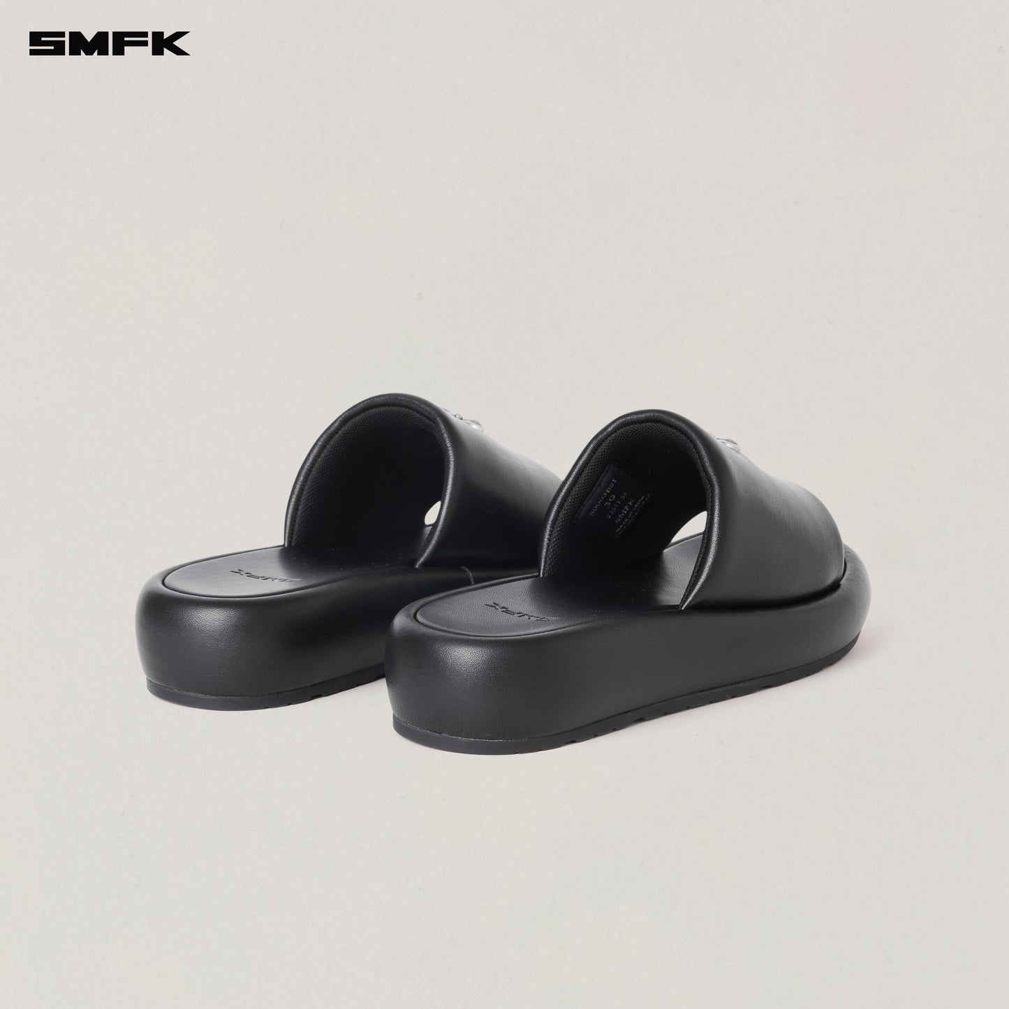 COMPASS MODE UNITY LEATHER SLIPPER/ WILD BLACK