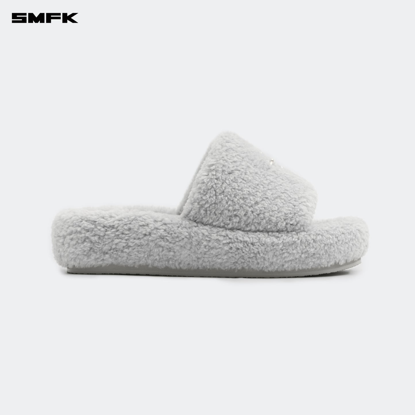 COMPASS WOOLLY Classic Fuzzy Slippers Women's Shoes Dusty Gray