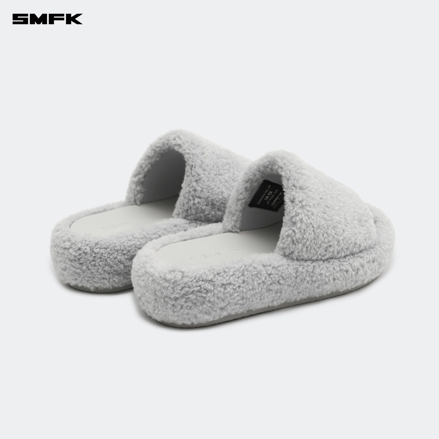 COMPASS WOOLLY Classic Fuzzy Slippers Women's Shoes Dusty Gray