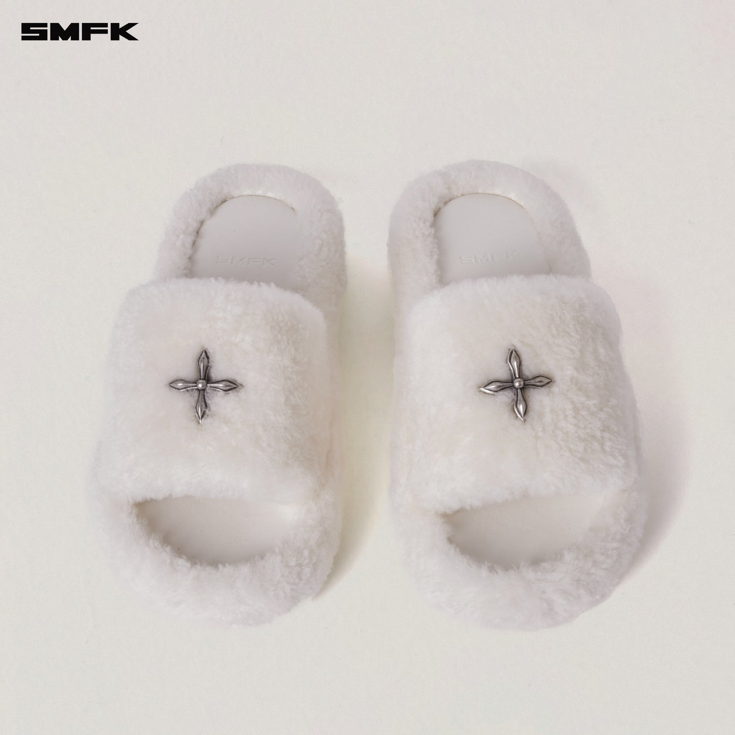COMPASS MODE UNITY SHEARLING SLIPPER/ SNOW MOUNTAIN WHITE