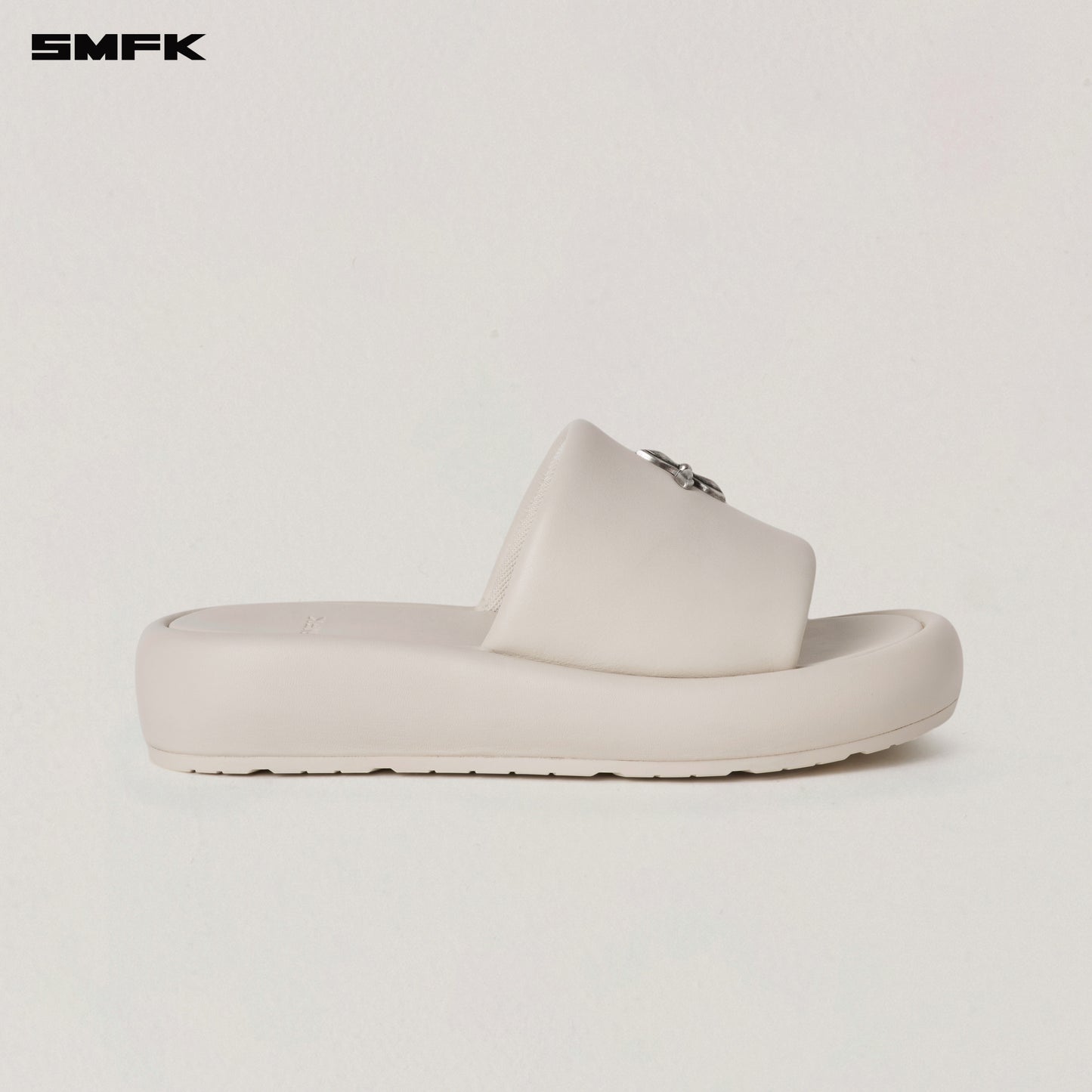 COMPASS MODE UNITY LEATHER SLIPPER/ SNOW MOUNTAIN WHITE