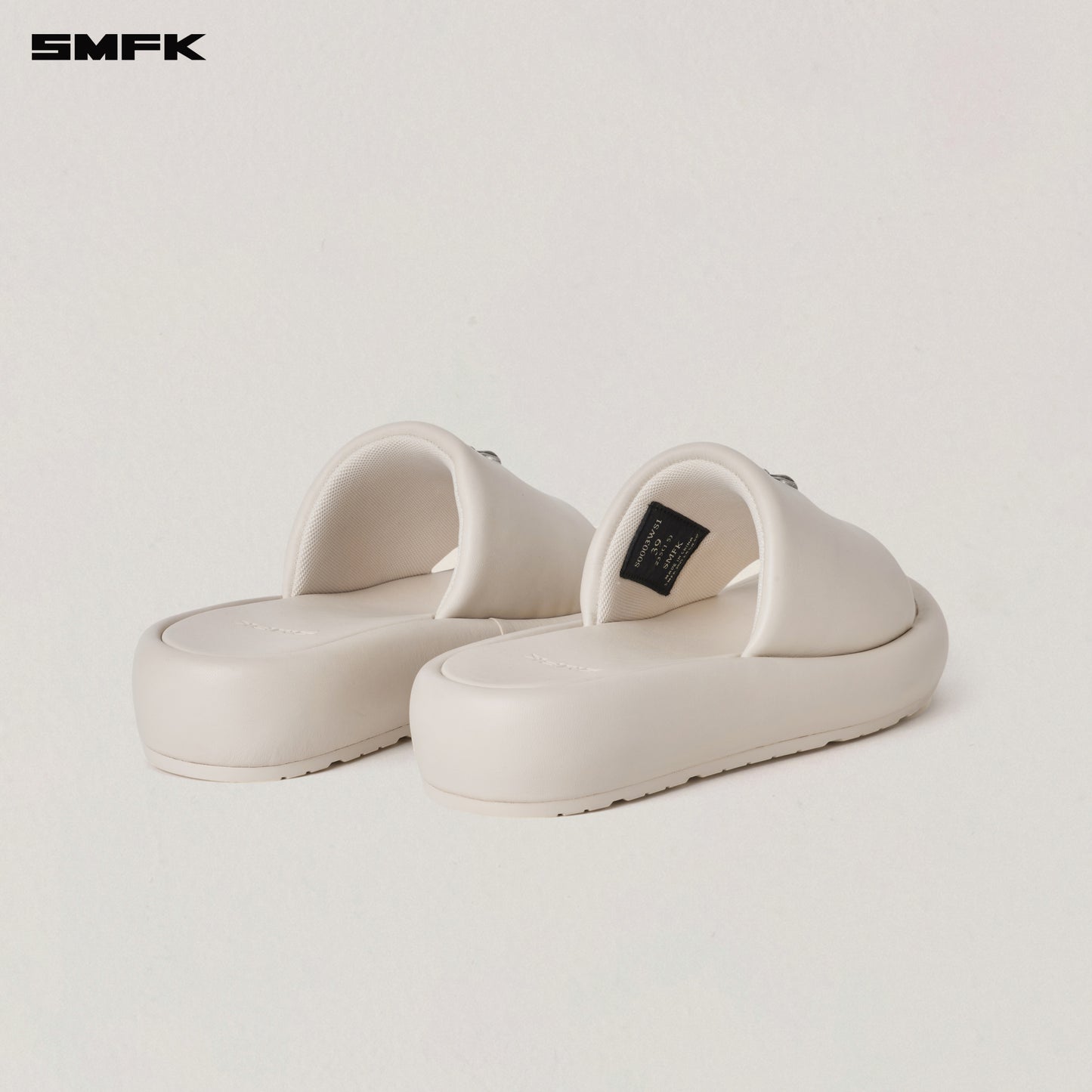 COMPASS MODE UNITY LEATHER SLIPPER/ SNOW MOUNTAIN WHITE