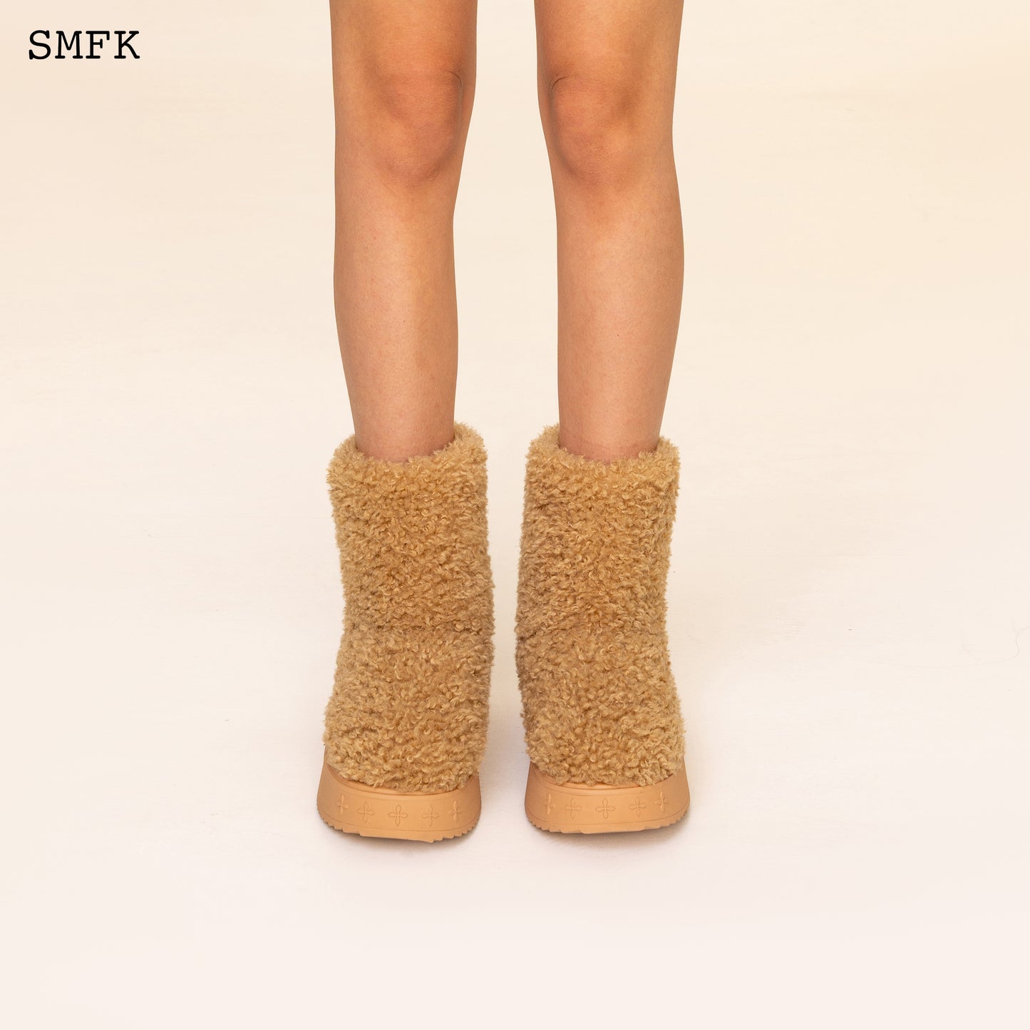 COMPASS WOOLLY WHEAT FLUFFY BOOTS