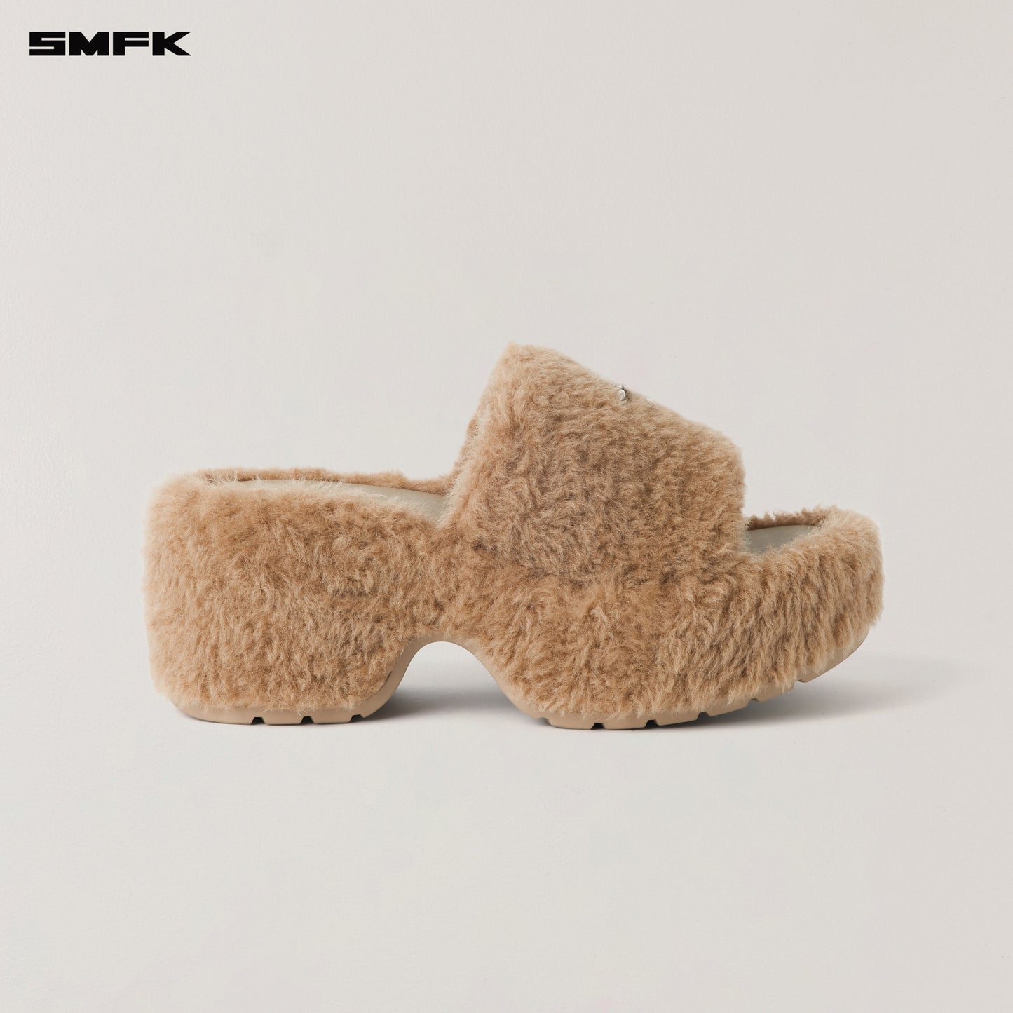 COMPASS MODE WOOL SHEARLING UNITY SLIPPER/HIGH/ SAND