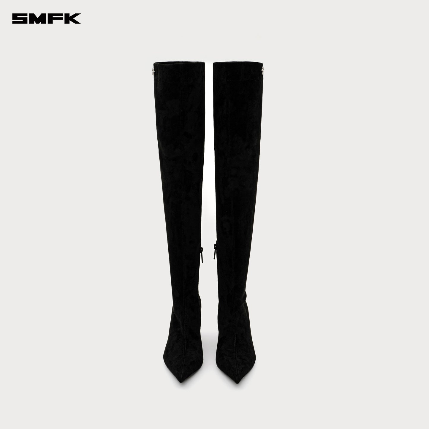 COMPASS RIVET Cross Rivet Classic Stretch Thigh High Boots Women's Shoes - Wilderness Black